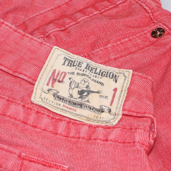 True Religion Red Skinny Shannon - Picture 4 of 5
